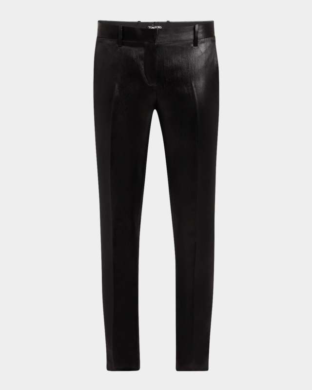Liquid Satin Tailored Pants